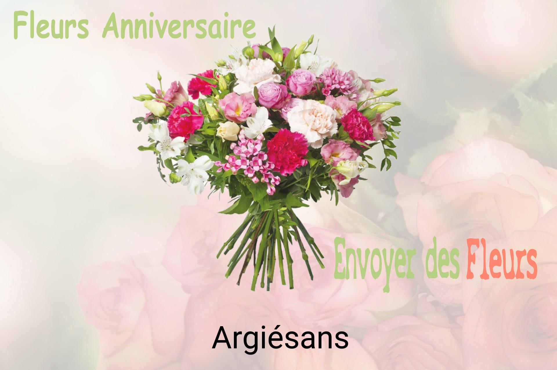 Bouquet de fleurs d’anniversaire livré à Argiésans