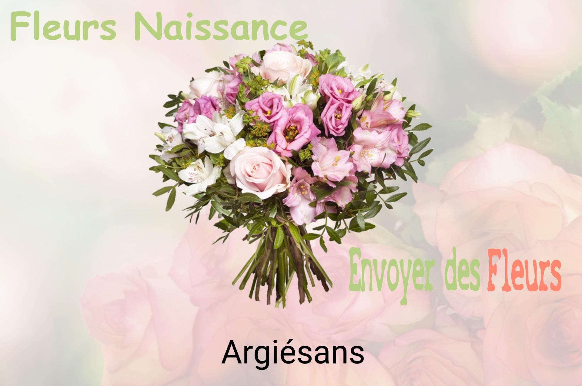 Bouquet de fleurs de naissance livré à Argiésans